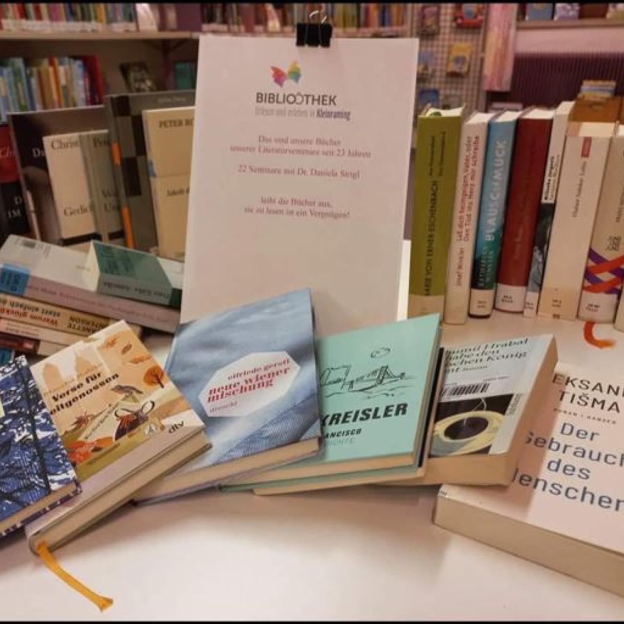Bücher für das Literaturseminar Dr. Daniela Strigl