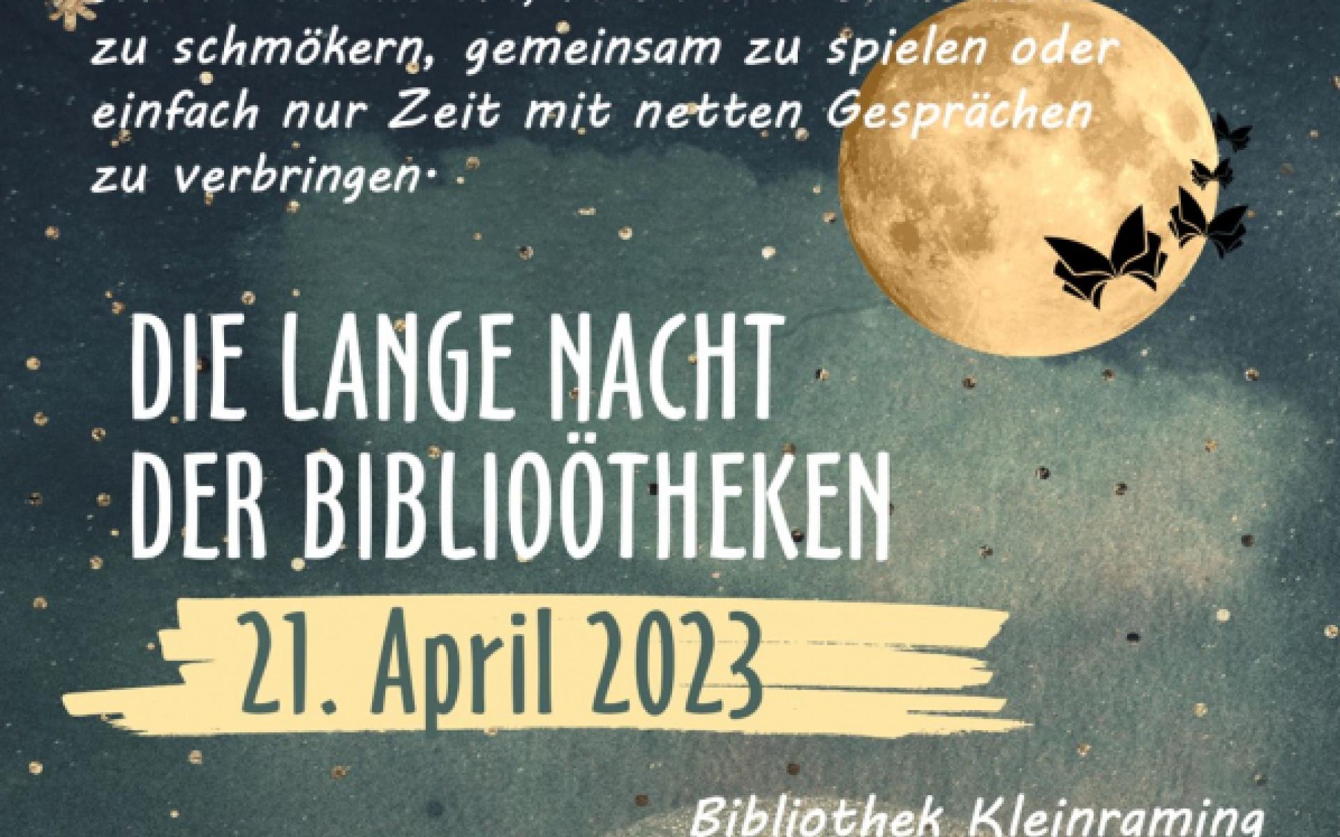 Plakat: Lange Nacht der Bibliotheken