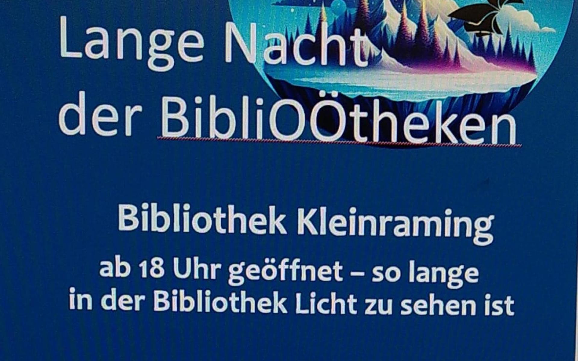 Lange Nacht der BibliOÖtheken 2025